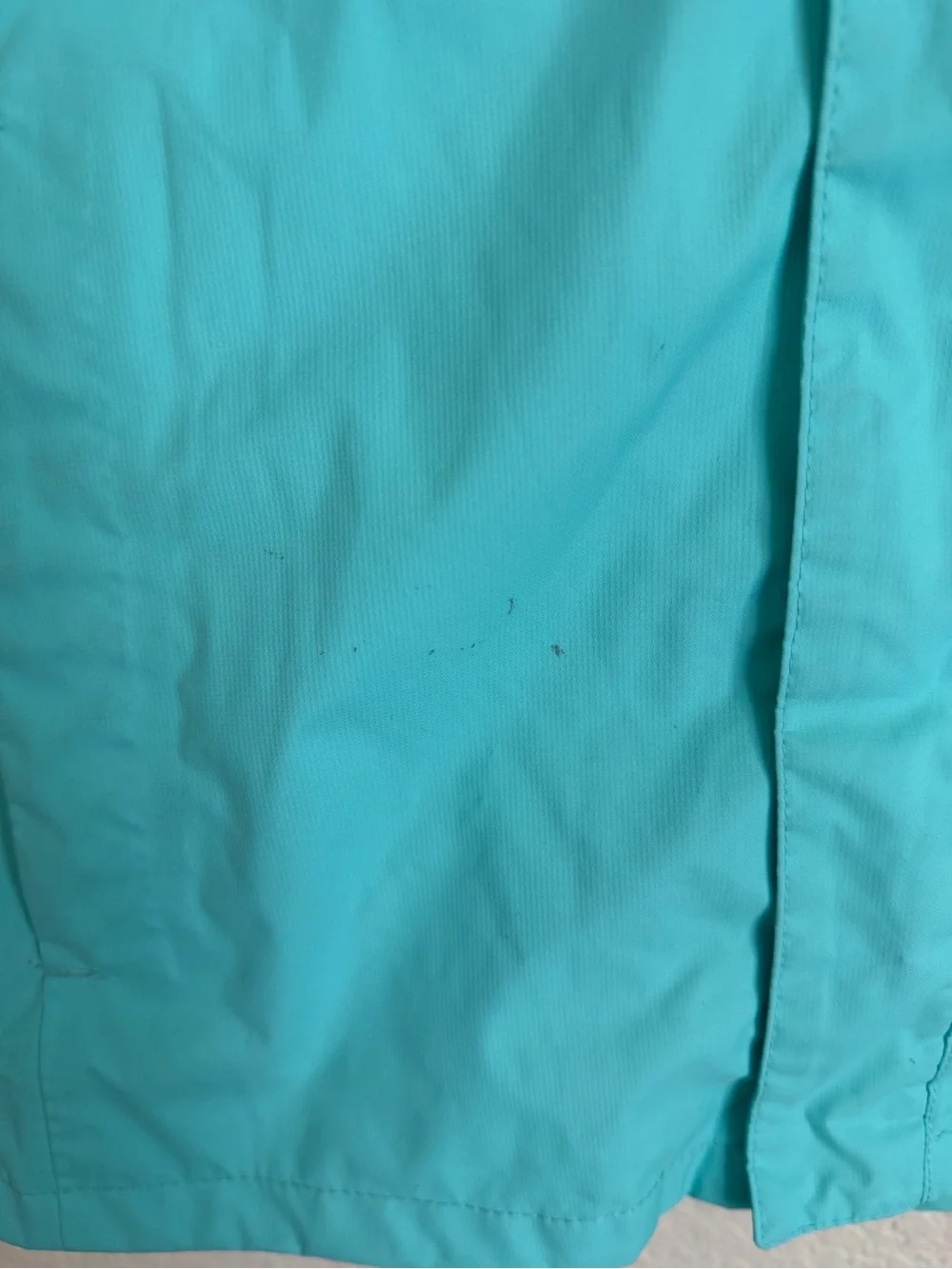 The North Face Girls Resolve Reflective Lightweight Rain Jacket M 10/12 Mint